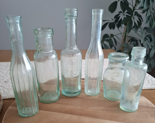 Assorted vintage glass - vintage,