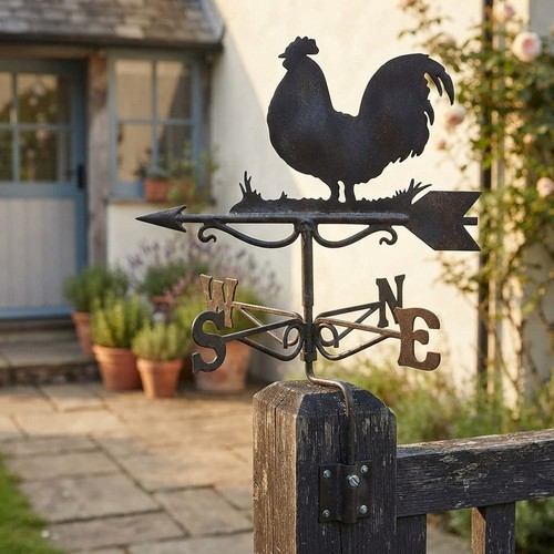 Mini cockerel weathervane - cockerel,