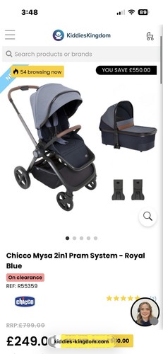 Chicco mysa one - in, pram