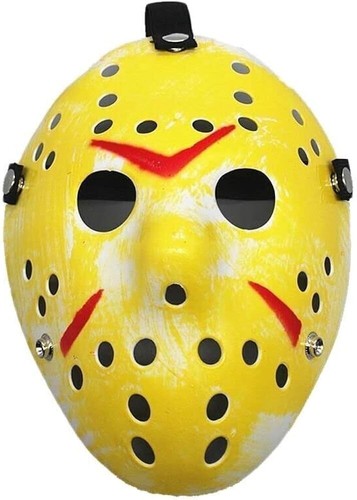 Yellow hockey horror mask - yellow,