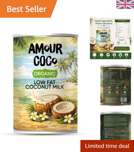 Certified organic coconut milk - organic,