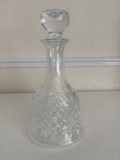 Vintage Crystal Cut Glass Bell