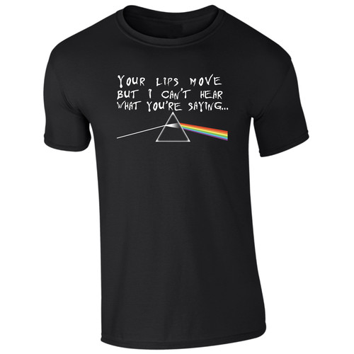 Your lips move shirt pink - move,