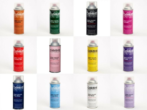 Oasis flower spray paint 400ml - paint,