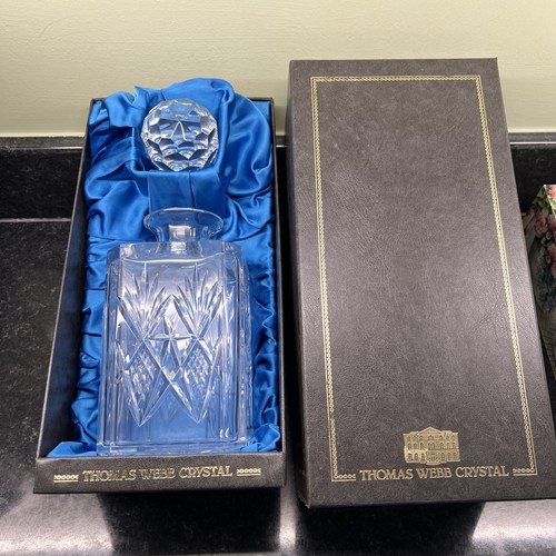 Thomas webb crystal - webb, decanter