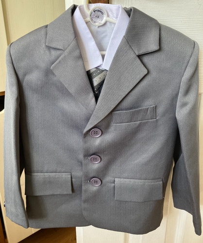 Boys grey suit piece - boys, 2