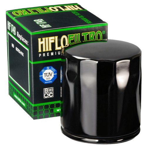 Oil filter hiflo gloss black - hiflo,