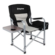 Kingcamp Camping Folding Chair Folding Armchair Garden Outdoor Cooler Bag Table 150kg