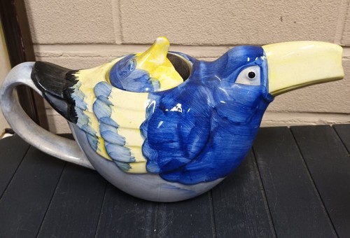 Vintage ceramic tuscan tea - ceramic, pot