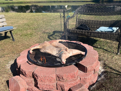 Dia folding fire pit - dia.,