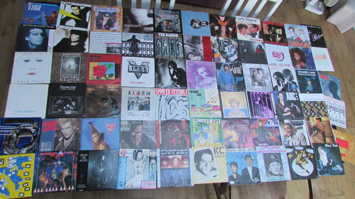 Rock joblot singles vinyl - joblot,