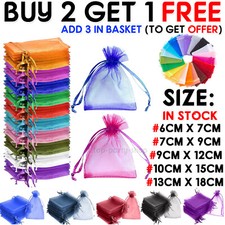 25 & 50 Large Small Organza