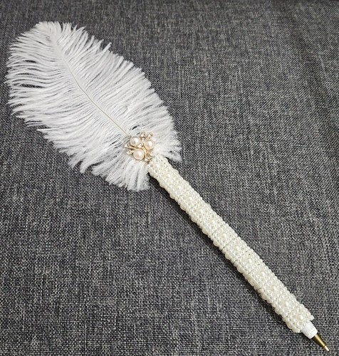 Luxury nikkah pen - luxury, white