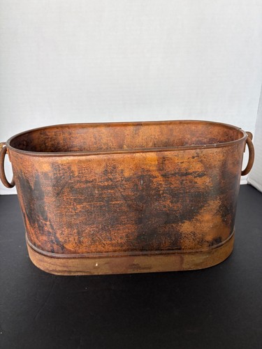 Copper wash tub with - copper,