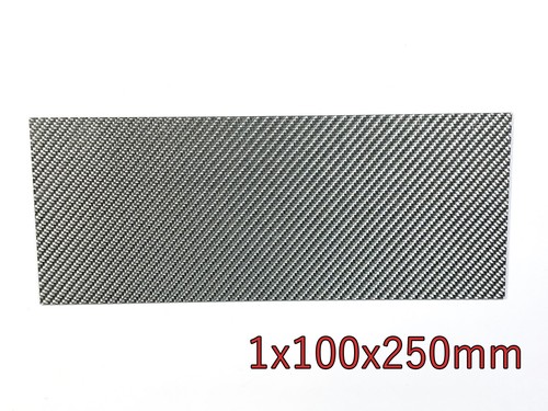 Gloss silver real - real, carbon