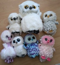 Ty Beanie Boo Owls. Austin x2, Spells, Oscar, Twiggy, Owlette. kenya ostrich