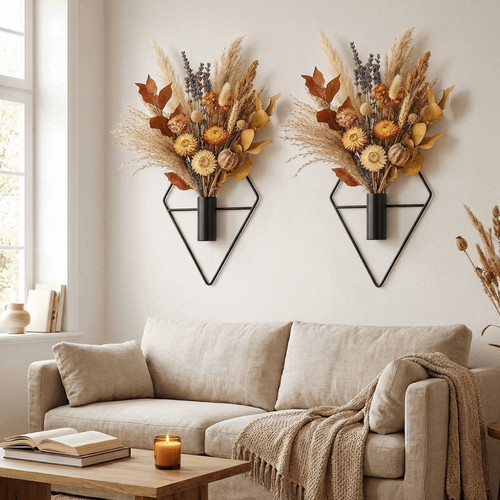 2pcs modern iron rhombus - iron,