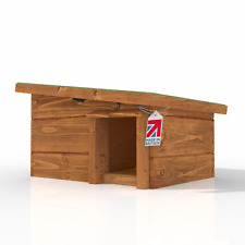 Predator Proof Hedgehog Hibernation Shelter Solid Wood Habitat Nest Box House