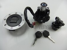 For SUZUKI GSF600 GSF1200 Bandit 1995-1999 Lock Set Ignition Switch Fuel Cap Sea