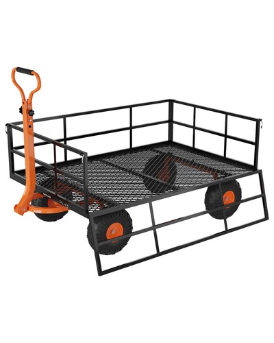 Steel garden cart 1200 lbs - steel,