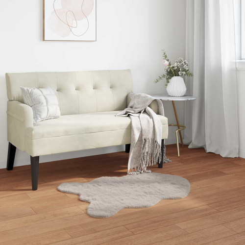 Faux rabbit fur rug - rabbit,
