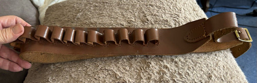 Brown leather fire - brown,