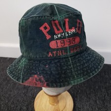 Polo Ralph Lauren Bucket Hat Small Medium 58 cm Cotton Rare Born & Bread
