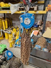 CHAIN BLOCK AND TACKLE MANUAL HOIST 2000kg, 6m Height Of Lift *Ex Hire*