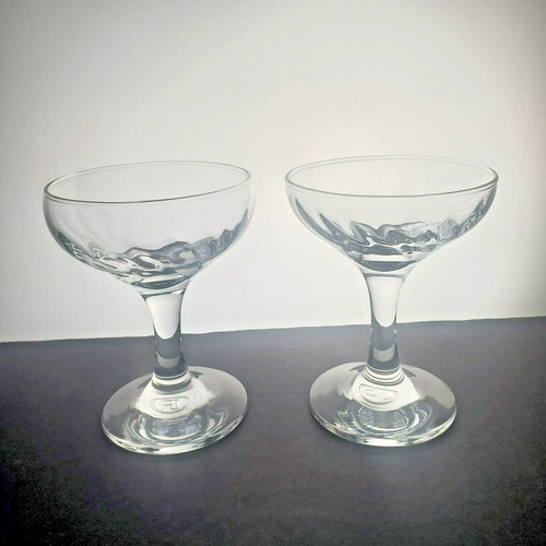 Vintage barware glasses coupe - barware,