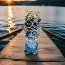 Beautiful Art Deco Blue Glass