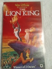 THE LION KING VHS  VIDEO  TAPE FREEPOST 