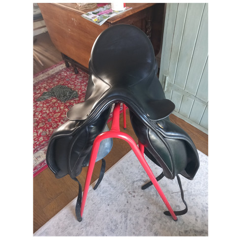 Ideal black leather dressage - ideal,