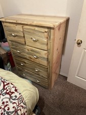 , 5 Drawers, Natural Finish