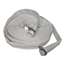 LayFlat Lined Hose For Dirty Water/Pool Discharge Pumps inc 2x Clips