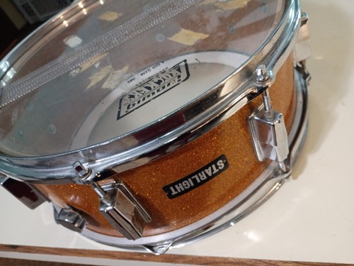 Vintage snare drum gold - snare,