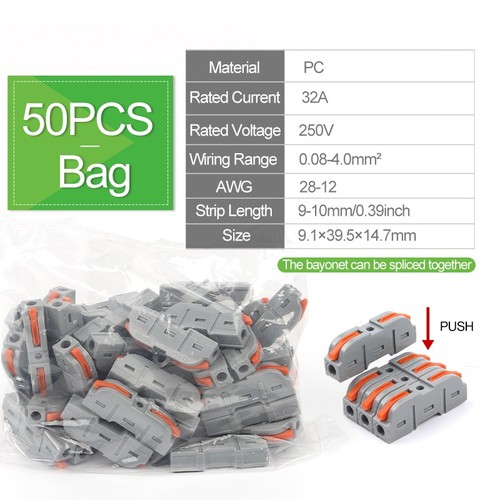 Spring lever terminal block - terminal,