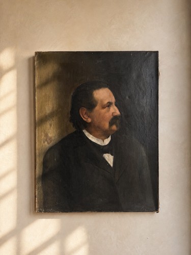 Antique french oil - french, painting