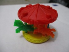 Vintage Tootsie Toy 4 Horse Carousel Merry Go Round