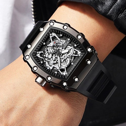 Mens square watch large - watch,