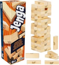Classic Jenga Game Stacking Wooden Blocks Game with Digital Die