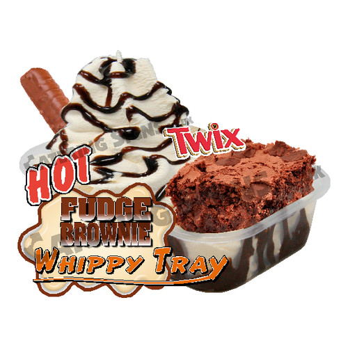 Twix hot brownie tray - tray, whippy
