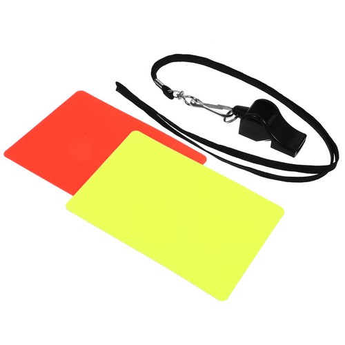 Red yellow cards sports - red,
