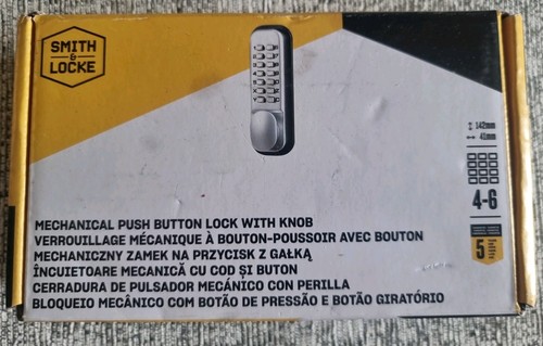 Mechanical push button lock - mechanical,
