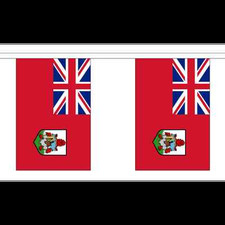 Bermuda Flag Bunting - 3m 6m 9m Metre Length 10 20 30 Flags - Polyester 