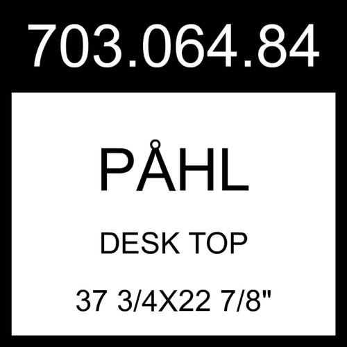 Ikea pahl påhl desk top - pÅhl, white