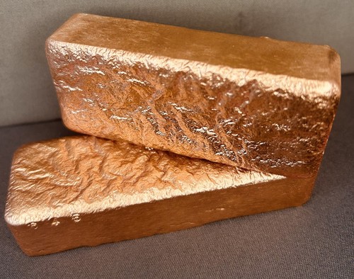 Hand poured copper ingot - 🔥hand,