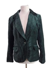 H&M Green Velvet Blazer Velour