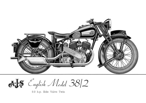 1938 ajs english model - ajs, 38/2