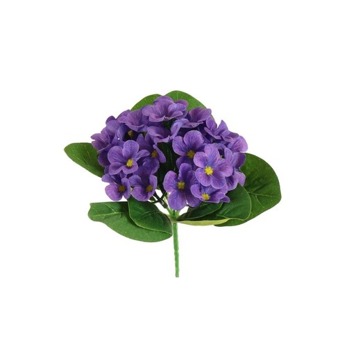 Faux silk african violet - african,