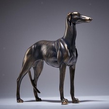 Greyhound Dog Statue Desk